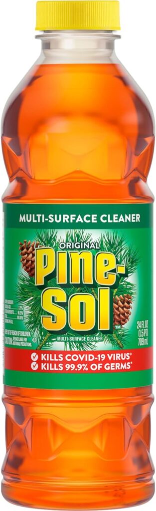 Will Pine sol kill grass