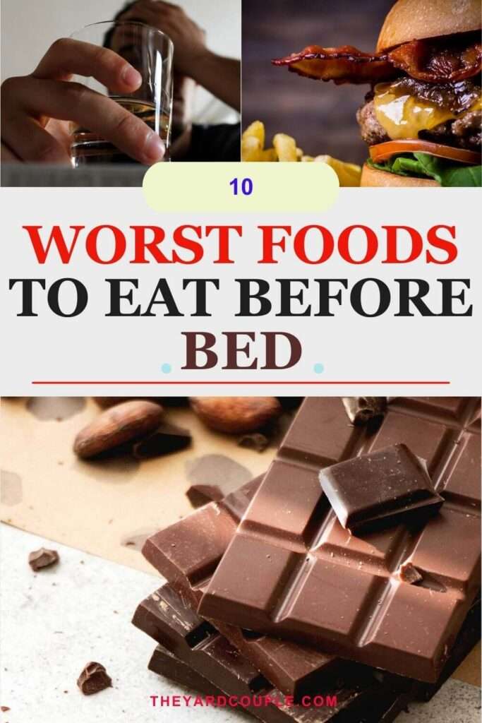 Worst Foods to Eat Before Bed