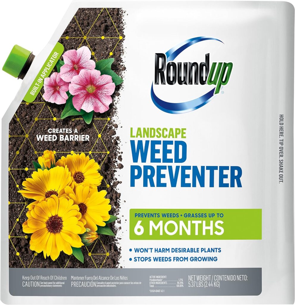 best weed killer for flower beds that won't kill flowers