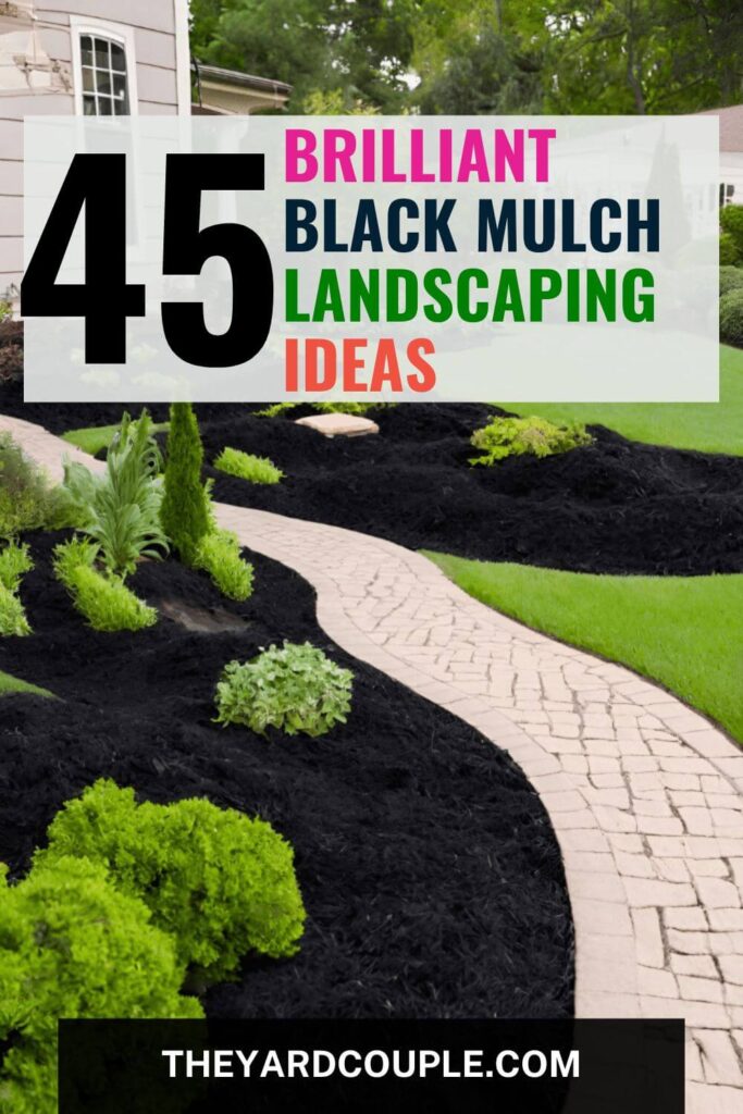 Black Mulch Landscaping Ideas