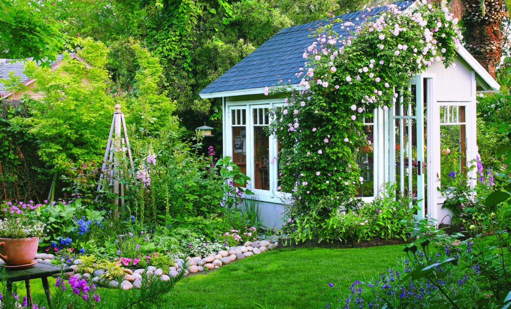 low maintenance cottage garden