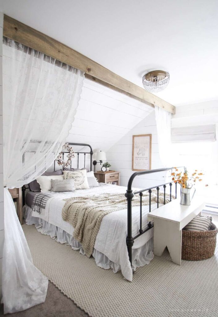 antique bedroom ideas farmhouse style