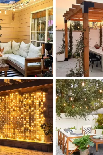 Patio String Light Ideas