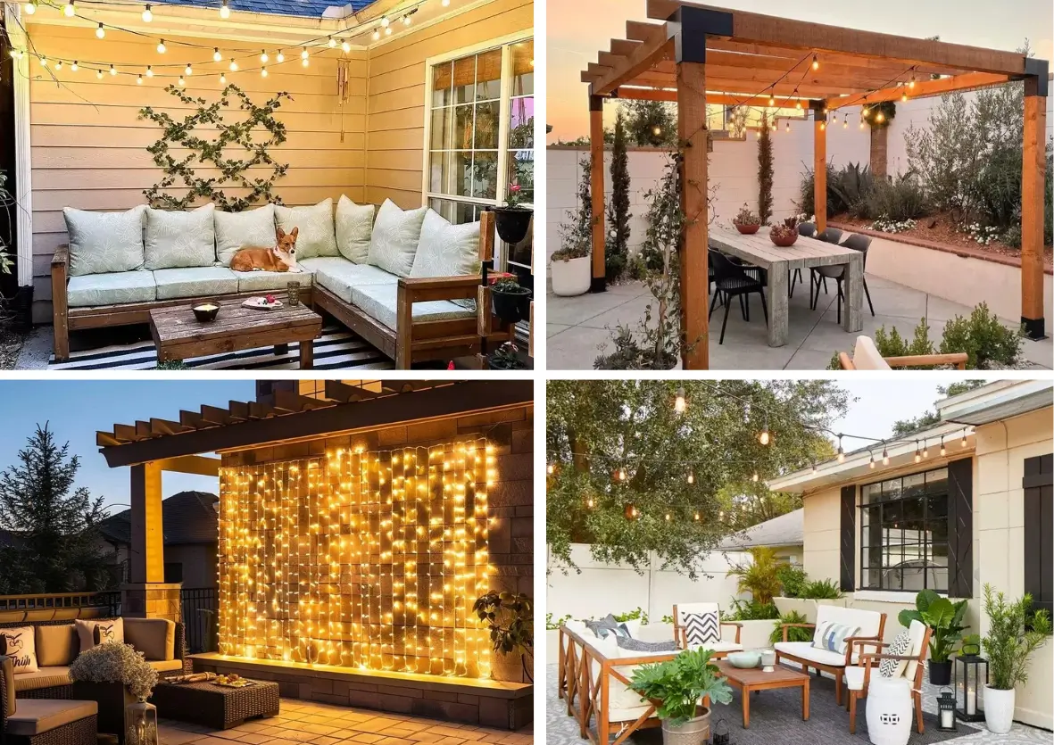 Patio String Light Ideas